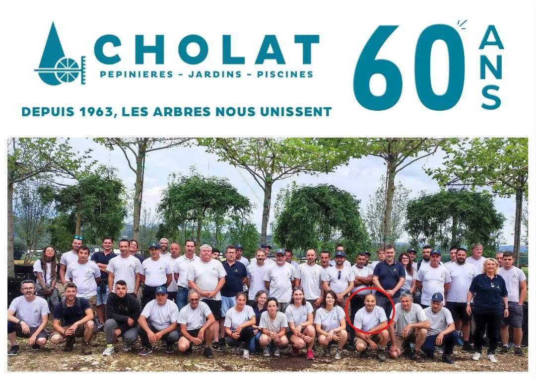L'équipe Cholat Pépinières
